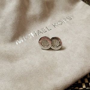 Michael Kors silver stud earings
